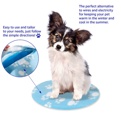 Pet Fit For Life Snuggle Soft Dog Cooling Pad & Pet Heating Pad - Comfortable Temperature Control in All Seasons - Ideal for Cats, Dogs & Pets for Year-Round Comfort