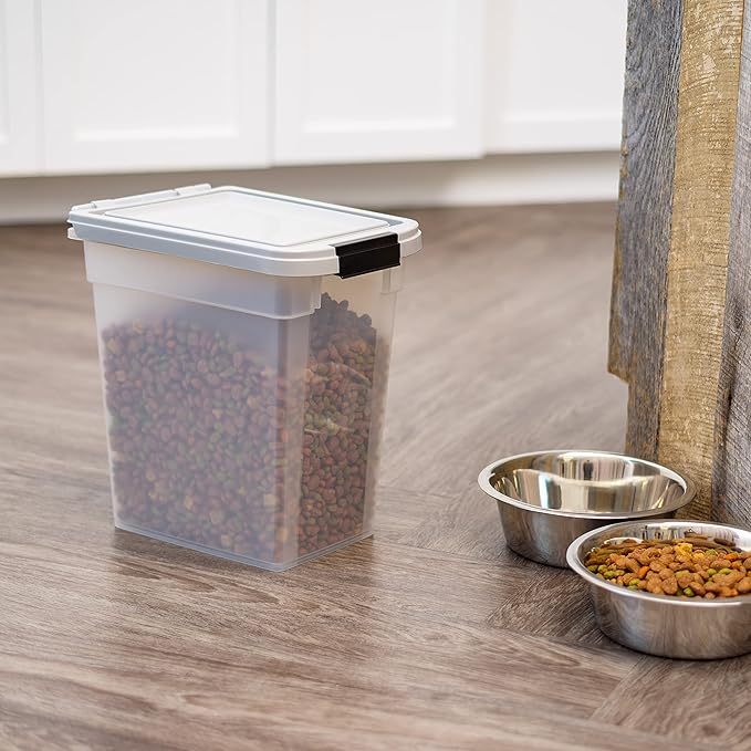 IRIS USA Airtight Dog Food Storage Container, WeatherPro,
