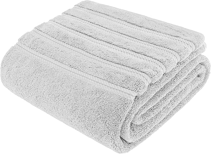 American Soft Linen 35x70 Jumbo Large Bath Towel, 600 GSM 100% Cotton Turkish