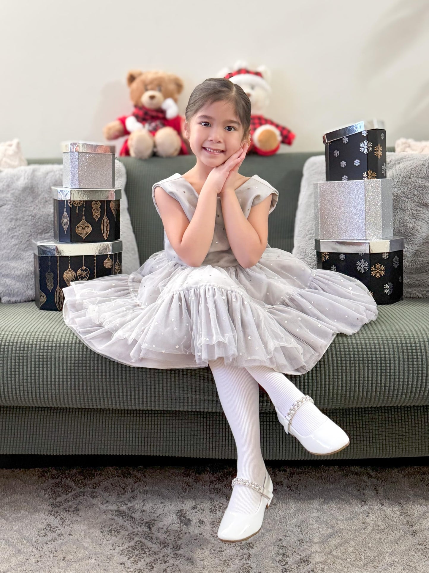 Stelle Toddler Girls Tights Baby Seamless Knit Thick Cotton Leggings Pantyhose(Infants/Kids/Childern)(White,3XS)