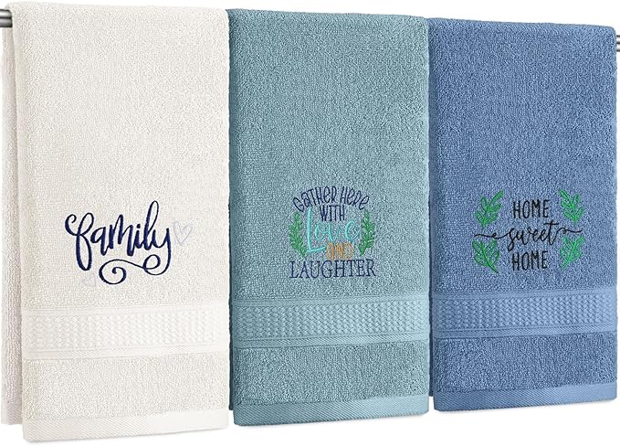3 Pcs Farmhouse Decorative Hand Towels