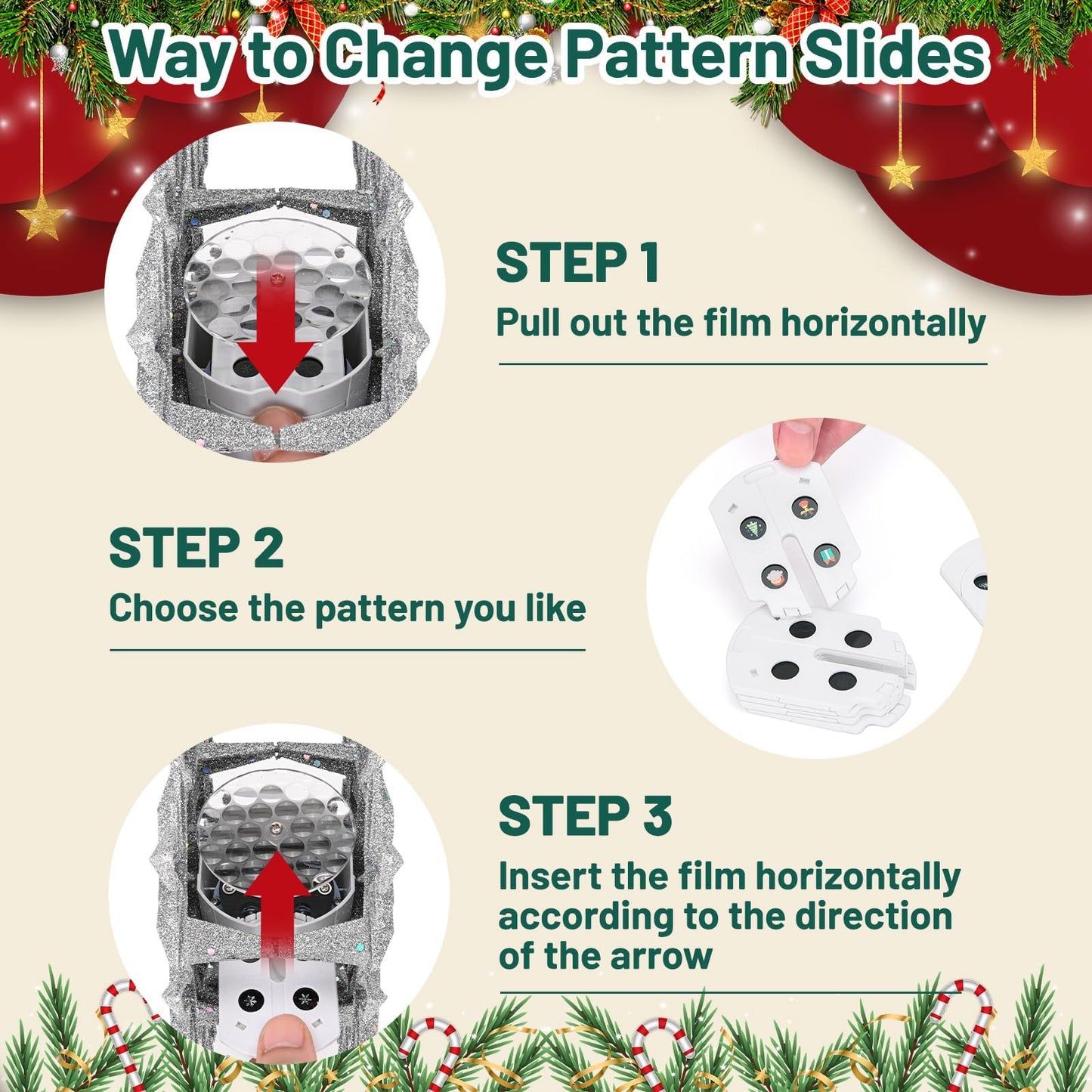 Christmas Tree Topper Lighted with 6 Projection Modes,Christmas Star Tree Topper Built-in LED Rotating Projector Lights 3D Christmas Tree Decorations for Xmas Party Holiday Decor(Silver Snowflake)