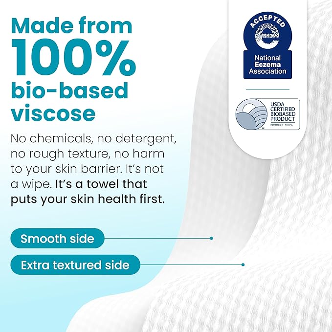 Clean Skin Club Blemish Control Clean Towels® XL, Travel Pack, Face Towels