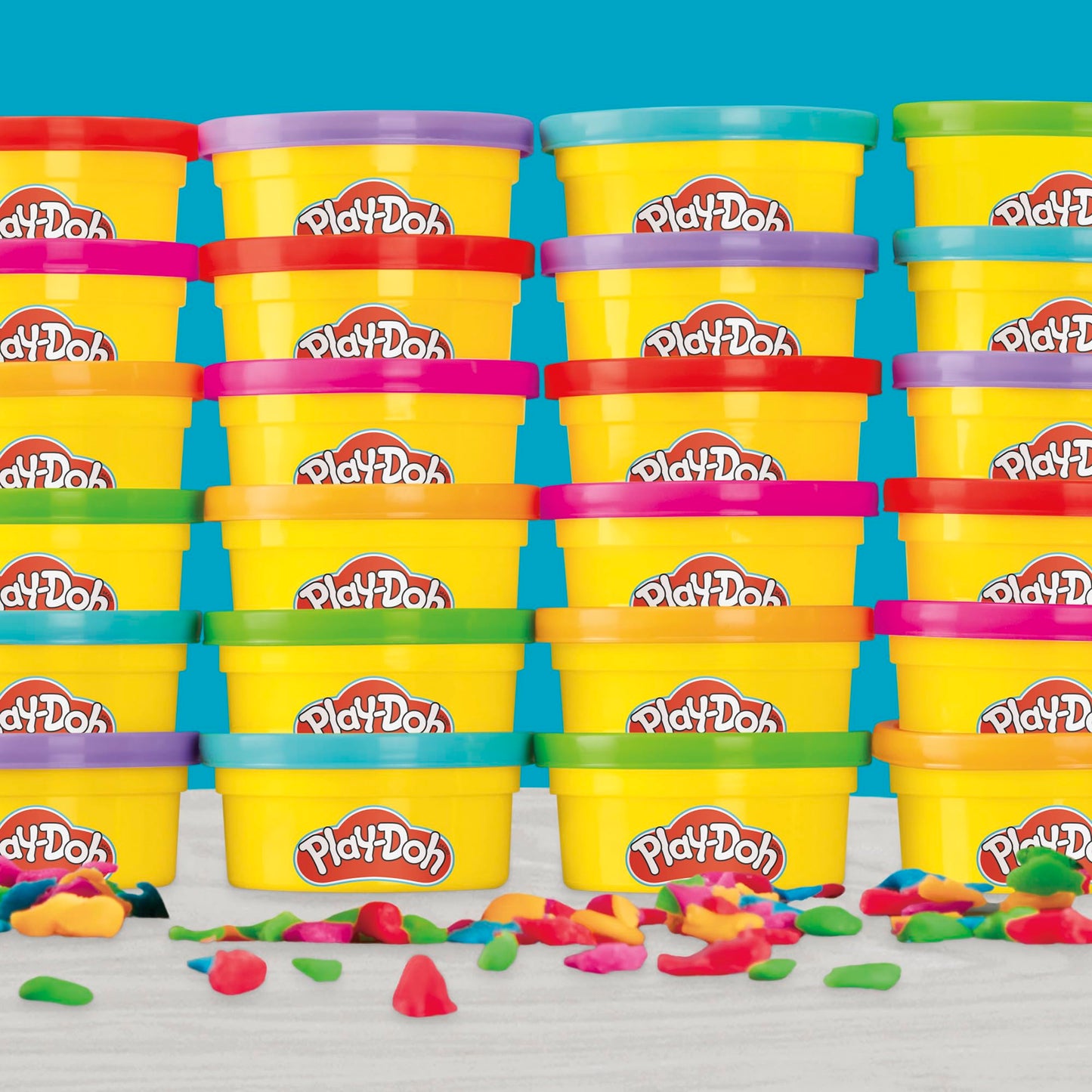 Play-Doh Party Favor Pack, Bulk 24 Pack of Modeling Compound with Cutters, Classroom Supplies for Arts & Crafts, Christmas Stocking Stuffer Gifts for Kids, Ages 3+ (Amazon Exclusive)