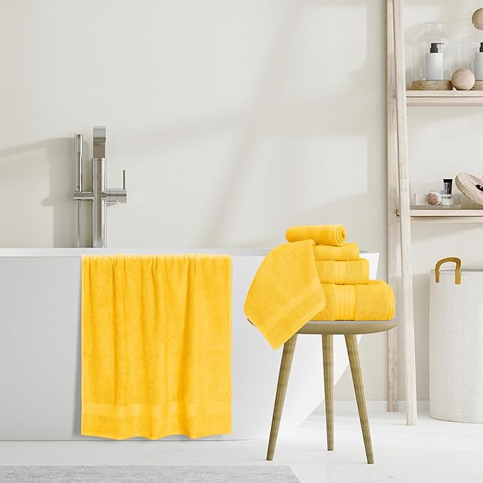 GLAMBURG Ultra Soft 8-Piece Towel Set