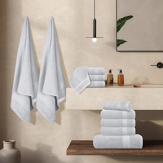 GLAMBURG Ultra Soft 24-Piece Towel Set