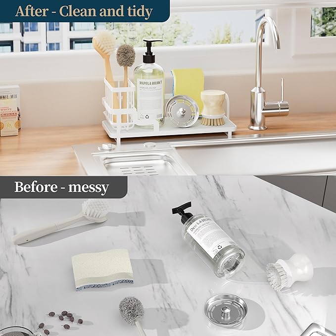 Consumest Sponge Holder for Kitchen Sink