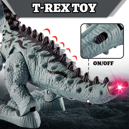 TOEY PLAY Dinosaur with Lights and Sounds, T-Rex Toys, Walking, Realistic Looking, Dinosaurs Gifts for Kids Boys Girls 3 4 5 6 Year Olds