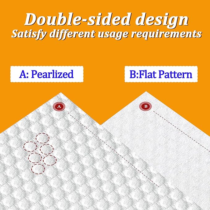 2 Pack Face Towels Disposable, Face Clean Towels, Lint- free Facial Tissue