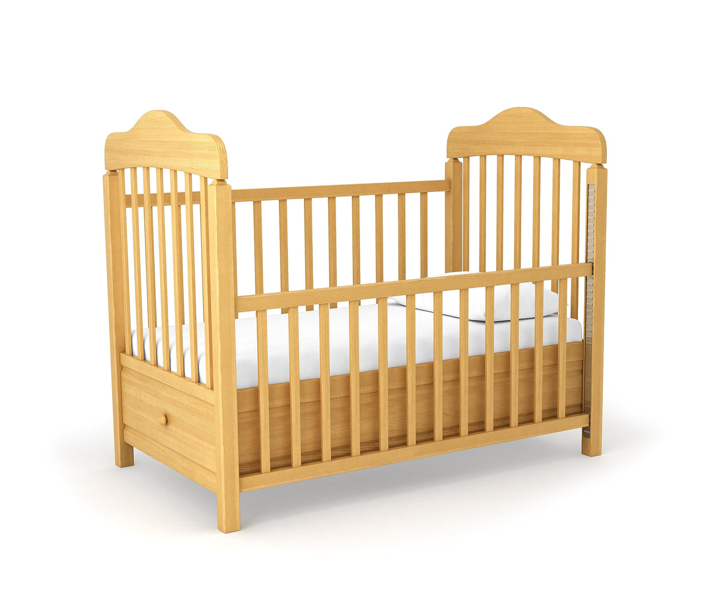 Deluxe Vinyl Zippered Crib Mattress Cover Full Encasement 28" x 52" Standard Size Waterproof White