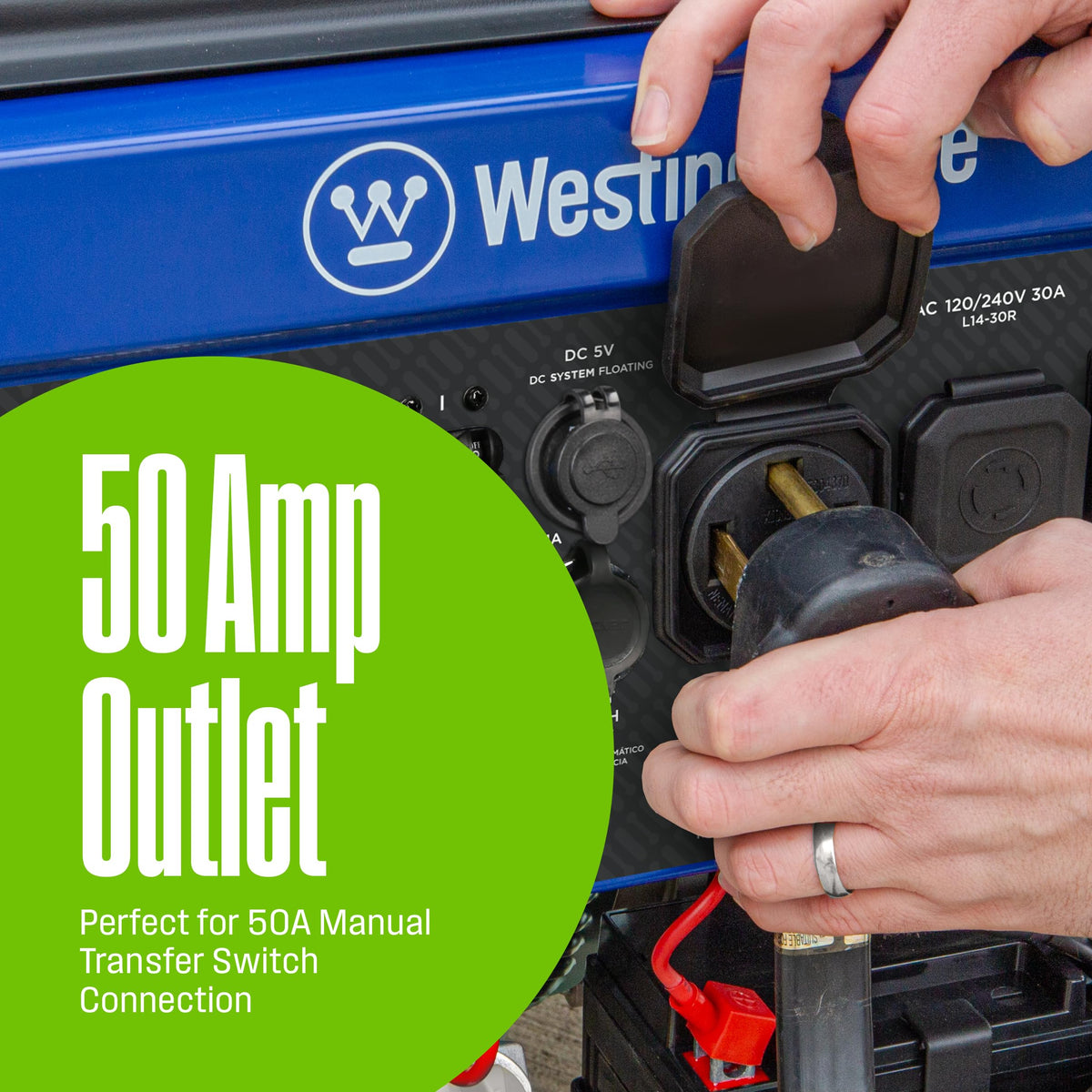 Westinghouse Outdoor Power Equipment 14500 Peak Watt Dual Fuel Home Backup Portable Generator, Remote Electric Start, Transfer Switch Ready, Gas and Propane Powered