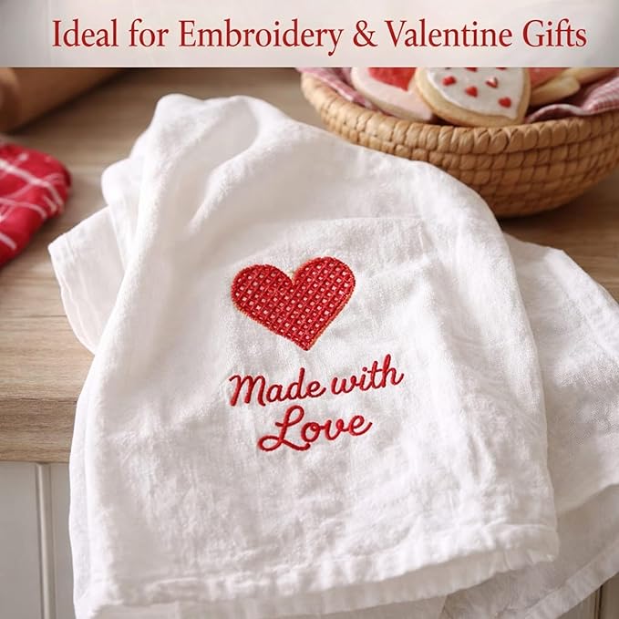 Premium Cotton Kitchen Towels Set of 7 – Ultra Absorbent & Soft Dish Towels