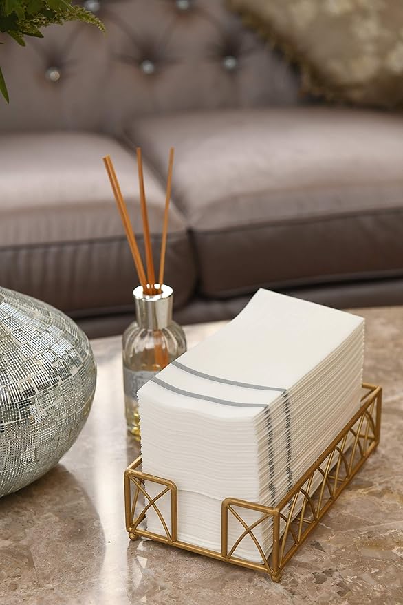 Paper Hand Towels for Bathroom, Linen-Feel Guest Towels, Formal Dinner