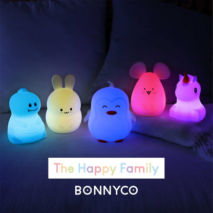 BONNYCO Night Light Kids with Remote & Touch Control 16 Colours Unicorn Baby Night Light with Timer | Kids Lamp Silicone 100% BPA Free | Cute Lamp Nightlights for Bedroom | Gifts for Girls & Boys