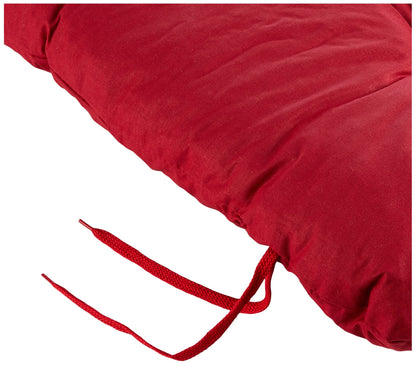 Ambientehome GARDEN FURNITURE SEAT CUSHION FOR SWING or for 2 SEATER BENCH with BACK Approx.100 x 98 x8 cm RED!!