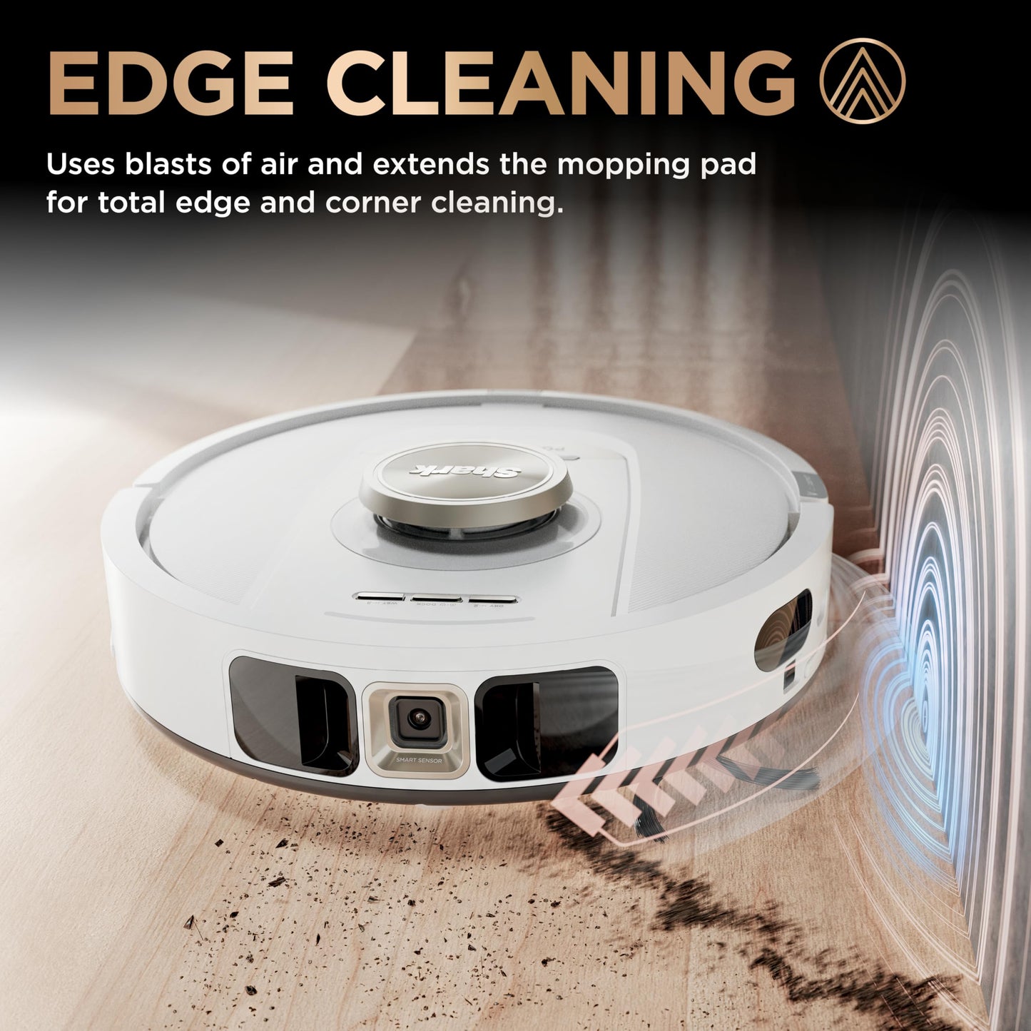 Shark AV2501S AI Ultra Robot Vacuum, with Matrix Clean, Home Mapping, 30-Day Capacity HEPA Bagless Self Empty Base, Perfect for Pet Hair, Wifi, Dark Grey