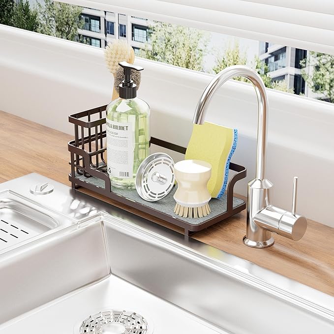Consumest Sponge Holder for Kitchen Sink