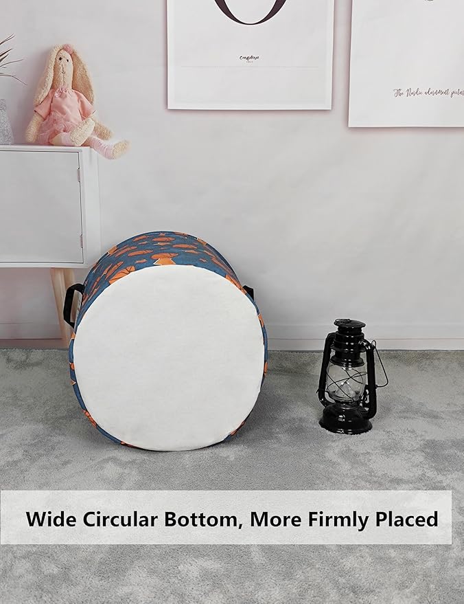 QUEENLALA Large Storage Basket, Laundry Hamper/Bathroom/Home Decor/Collapsible