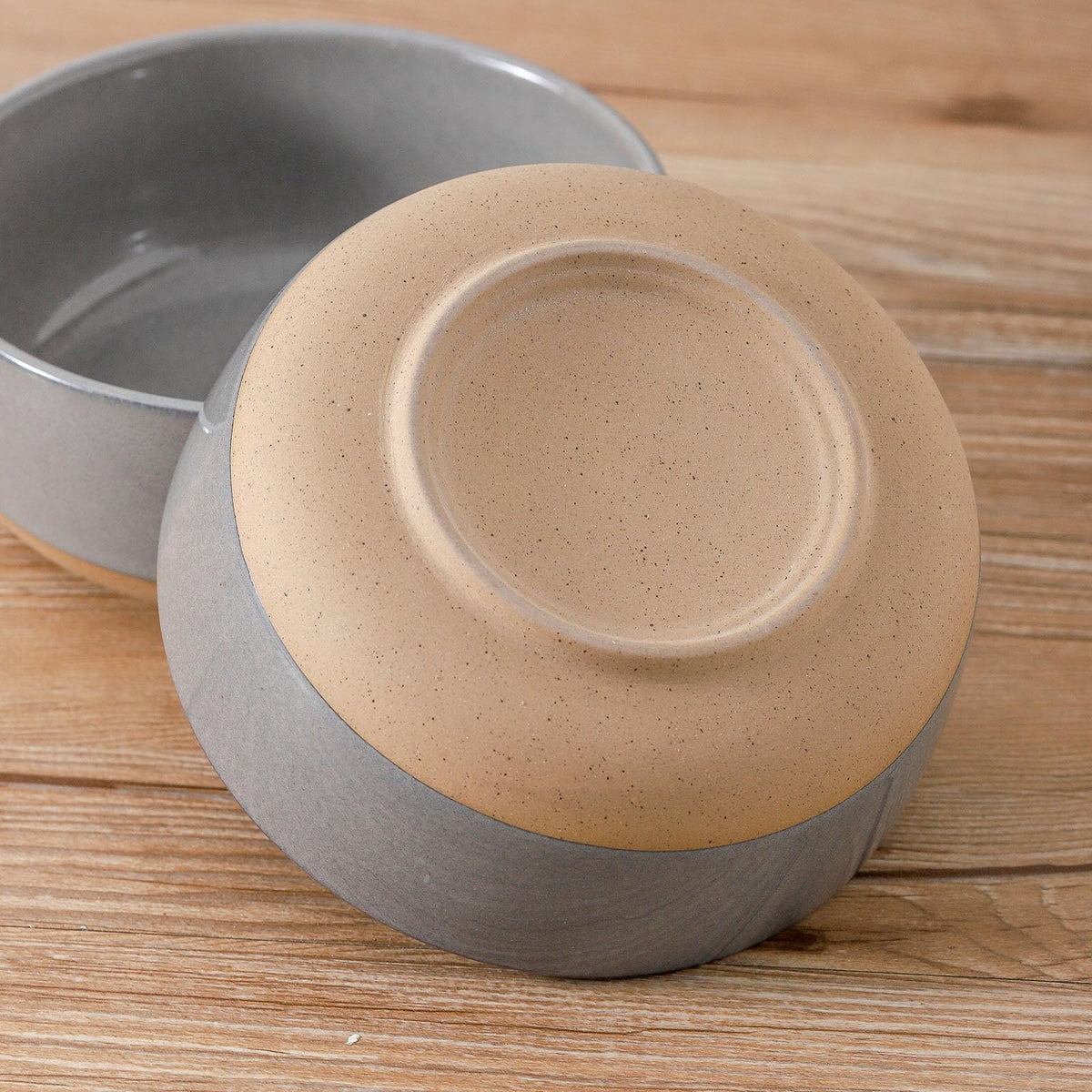 Tikooere Ceramic Soup Bowls Set of 6,30 Ounce Stoneware Cereal Bowl,Porcelain Nesting Bowls for Oatmeal,Popcorn,Soup,Pasta,Fruit,Housewarming Gift,Microwave & Dishwasher Safe,Gray