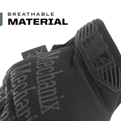 Mechanix Wear: The Original Covert Work Gloves with Secure Fit, Flexible Grip for Multi-purpose Use, Durable Touchscreen Safety Gloves for Men (Black, Small)