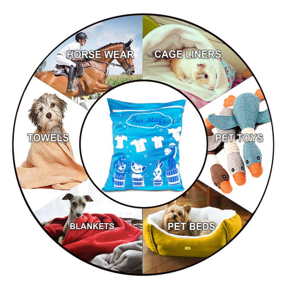 Fur Magic Pet Laundry Bag Keeps Your Washing Machine Free From Pet Hair Large Size Ideal For Dog Cat Horse Rabbit, Limited Edition