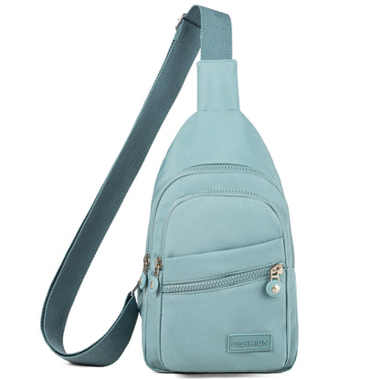Small Sling Backpack Crossbody Sling Bag for Women, Chest Bag Daypack Fanny Pack Cross Body Bag for Outdoors Hiking Traveling - Black