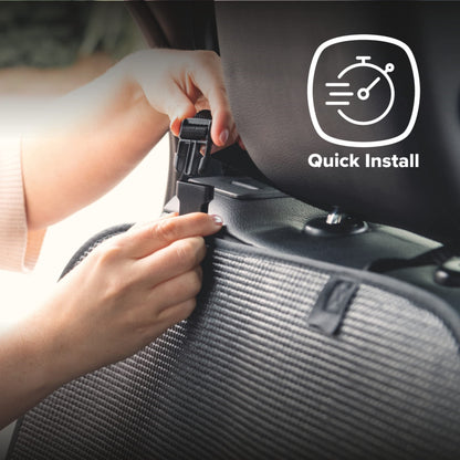 Diono Grip It, Vehicle Seat Protector, Black,1 Count (Pack of 1)