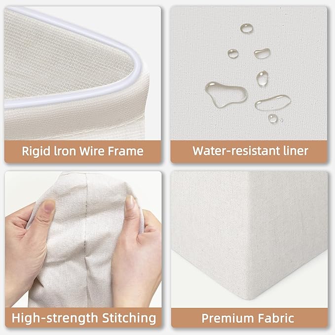 STORAGE MANIAC 2-Pack Large Laundry Hamper, 80L Collapsible Laundry Basket