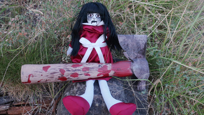 Lily: Host a Ghost – 13" Creepy Haunted Doll for Protection from Ghosts. Lizzie Borden House Scary Doll for Halloween and True Crime Collectors