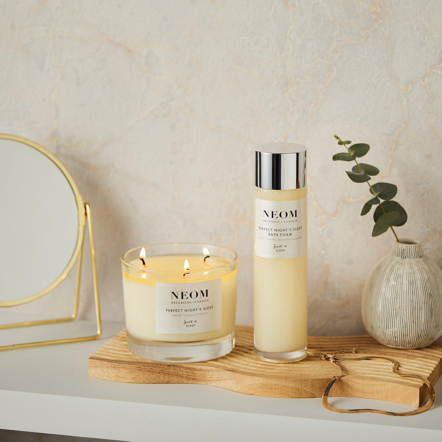 NEOM- Perfect Night's Sleep Bath Foam 200ml | Lavender, Chamomile& Patchouli