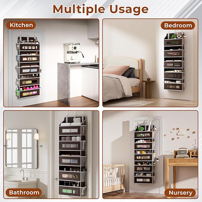 5-Tier Over The Door Storage Organizer