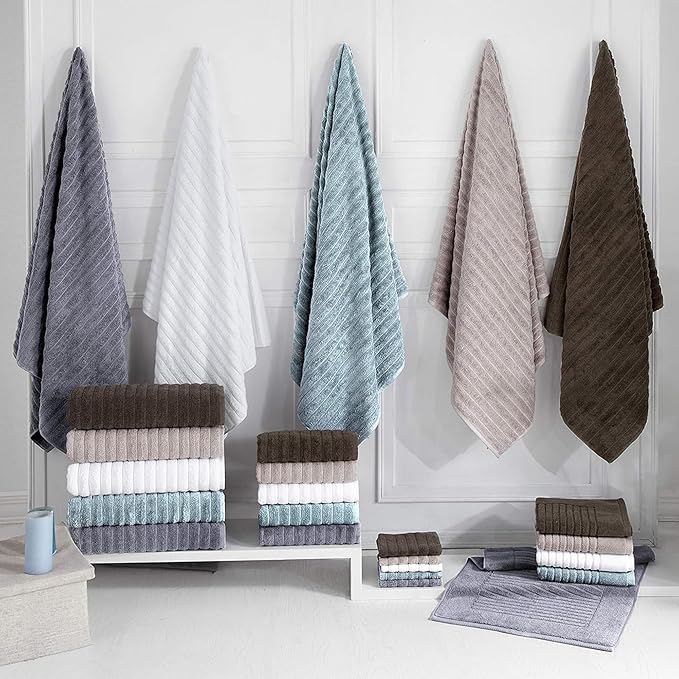 Classic Turkish Towels CTT Luxurious 100% Turkish Cotton Washcloths 6 Pack