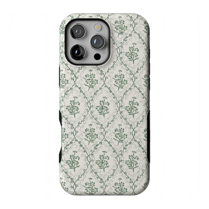 Casely iPhone 16 Pro Case | Fit Check | Neutral Checkerboard | Compatible with MagSafe | Bold Protective Design