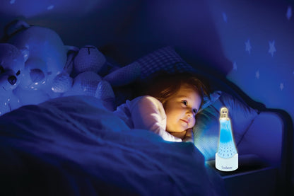 LEXIBOOK, Frozen Nightlight and Speaker for Children's Room, Colour Change, Soft Light, Battery Operated, White, NS01FZ