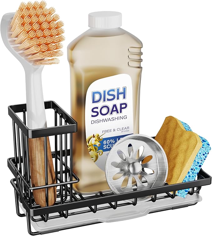 SWTYMIKI Sink Caddy Sponge Holder