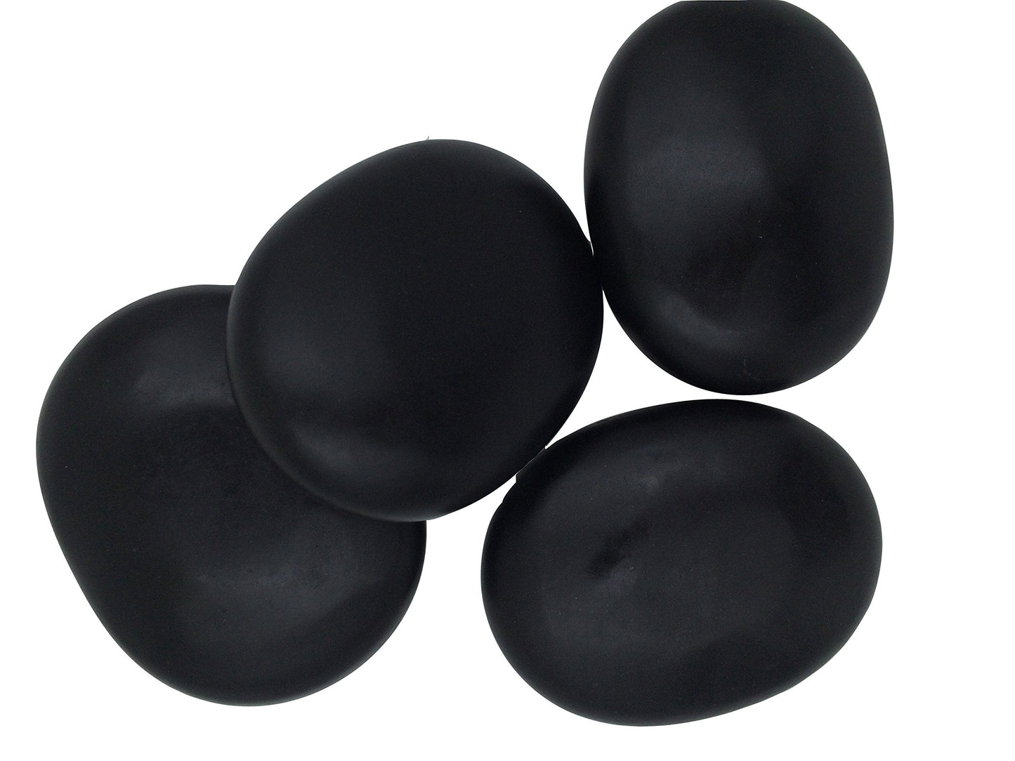 Zabrina 4 Pcs Personal Large Massage Stone Set Basalt Hot Rocks Stones, 2.75 in* 3.54 in