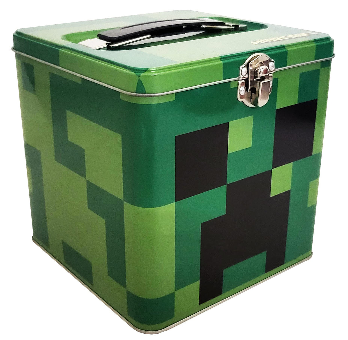 The Tin Box Company Minecraft XL Storage Tin with Handle, Minecraft