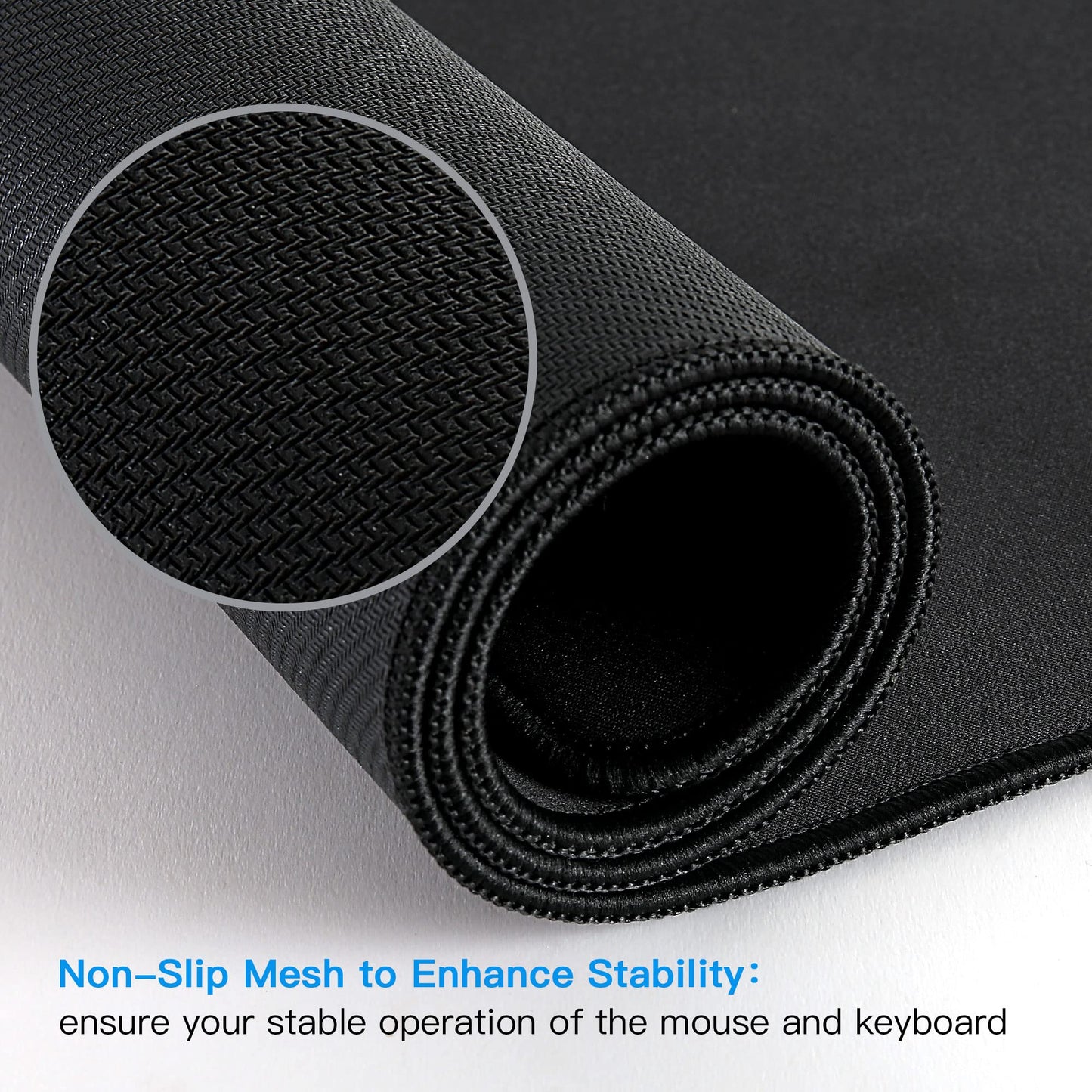 Gaming Mouse Pad,Hosimoln Large Mouse Pad Size 80x30CM Thickness 2MM,Premium-Textured Non-Slip & Waterproof Computer Mousepad with Stitched Edges for Gaming, Office & Home-80x30 Map002