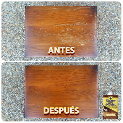 Howard Restor-A-Finish Mahogany RF5016 Restore The Original Finish Remove Heat and Stain Marks on Wooden Furniture 473ml