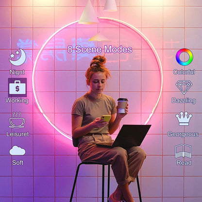 ANTELA Smart Bulb E27 Alexa WiFi Light Bulbs, 9W 1000LM LED Screw Bulb 2700K-6500K RGB Multicolored Dimmable, Smart Life App Control, Compatible with Alexa, Google Home, No Hub Required, 2 Packs