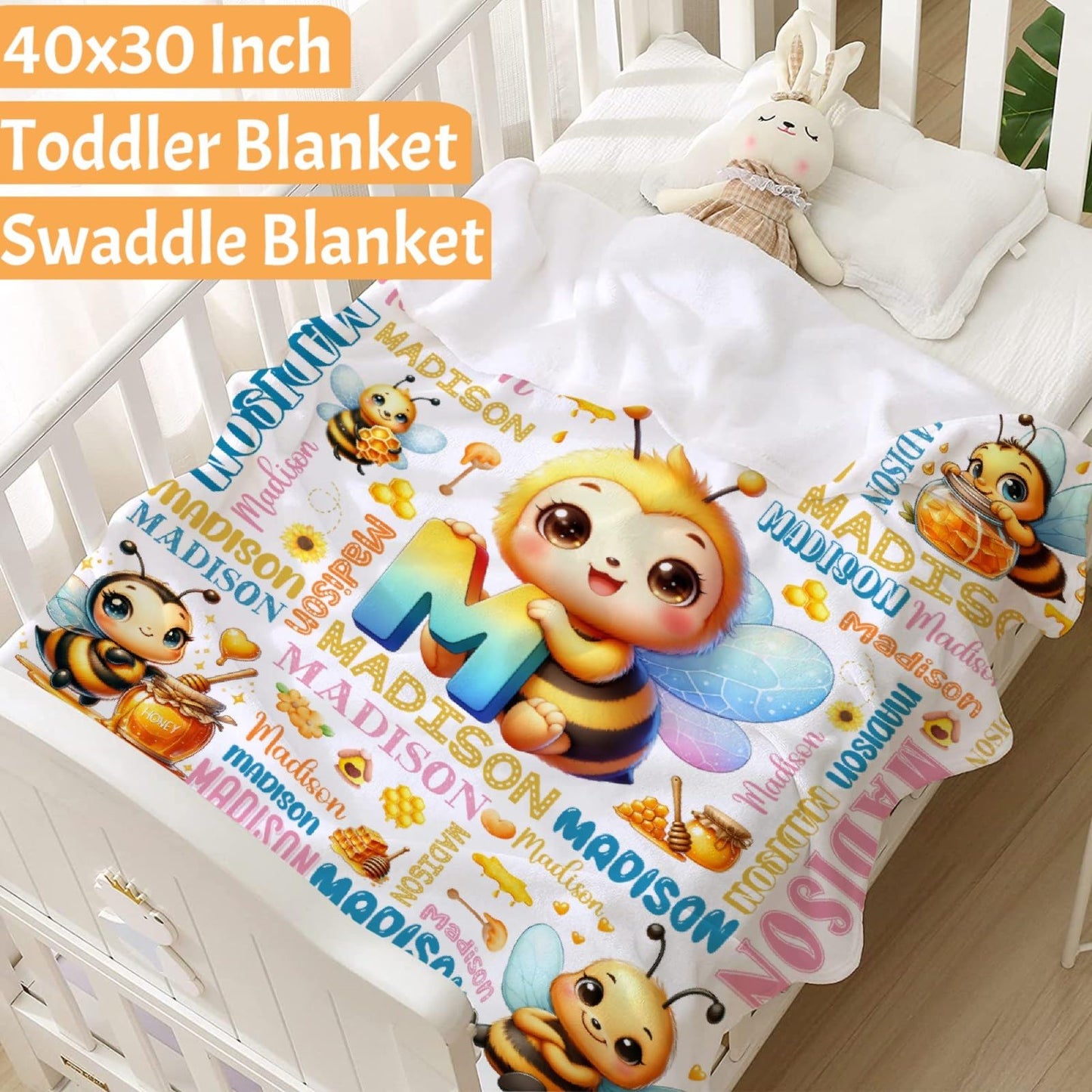 Custom Koala Blanket,Personalized Koala Gifts,Soft Flannel Throw for Bed Sofa,Lightweight,40 x 30in