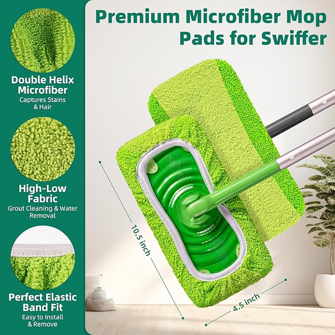 Reusable Mop Pads Compatible