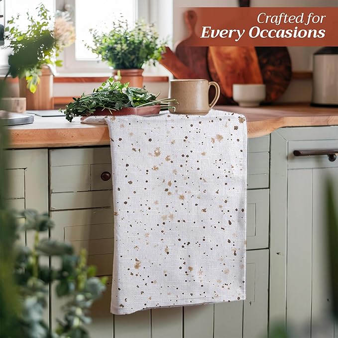 Maison d' Hermine Kitchen Towels Set of 3 100% Cotton 27.50" x 20" Reusable