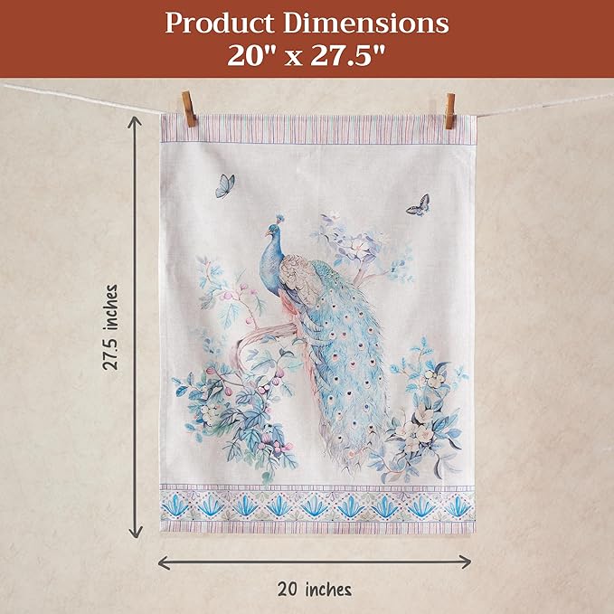 Maison d' Hermine Kitchen Towel 100% Combed Cotton Premium Set of 3