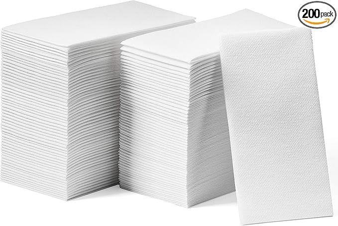Disposable Linen-Feel Guest Towels