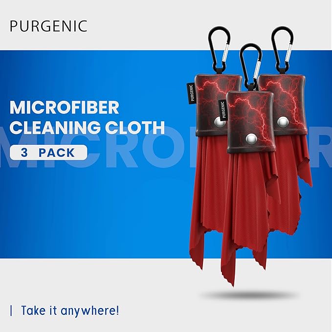 Microfiber Cloth & Glasses Wipes Lens & Glasses Cleaning Cloth