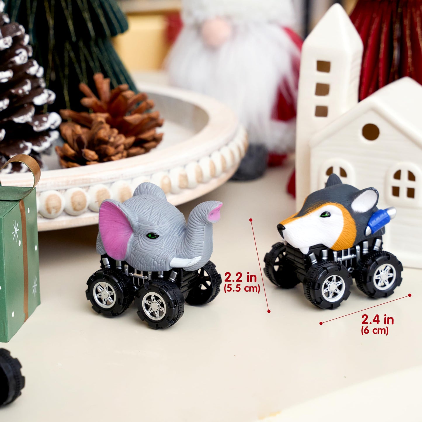 JOYIN 2025 Christmas Advent Calendar, 24 Days Countdown Calendar Toys with Monster Truck Toys, Christmas Party Favor Gifts, Xmas Countdown, Xmas Gift Classroom Prizes
