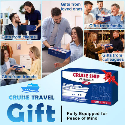 Cruise Essentials 2026 – Complete Cruise Must Haves Kit with Premium Waterproof Phone Pouches, Extra Magnetic Hooks, Non-Surge Power Strip, Lanyards, Luggage Tags & Gift Box Packaging
