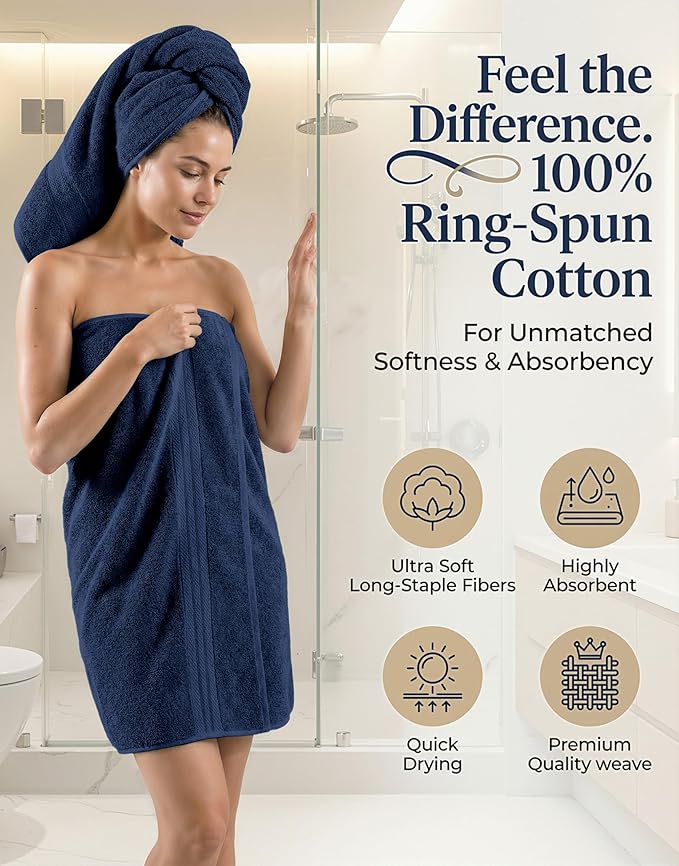 LANE LINEN 24 PCs Bath Towel Set