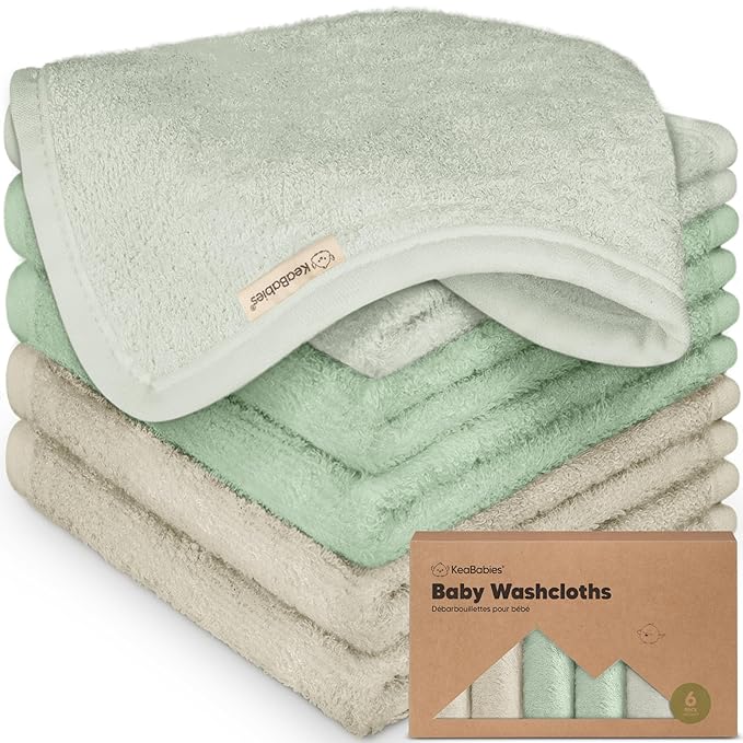 6-Pack Baby Washcloths